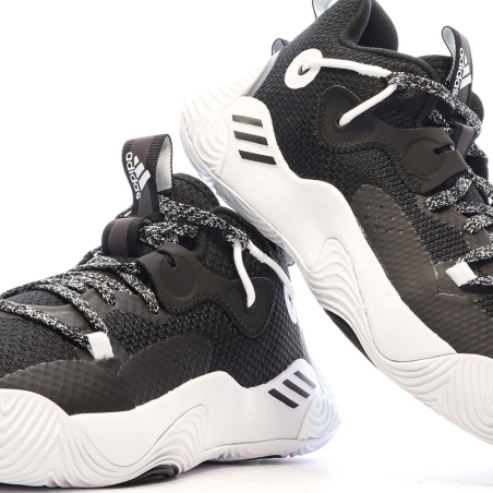 Chaussures de Basketball Noires Junior Adidas Harden Stepback 3