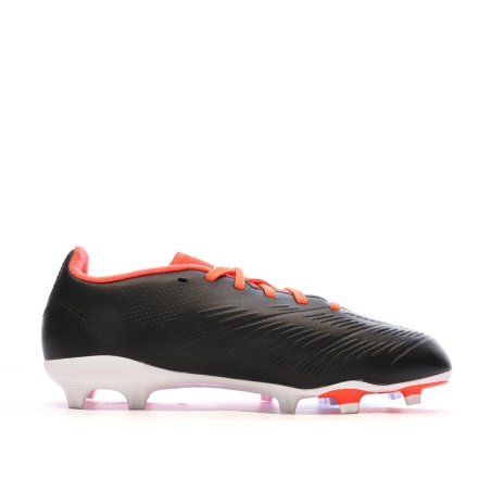 Chaussures de Foot Noires Junior Adidas Predator League L FG