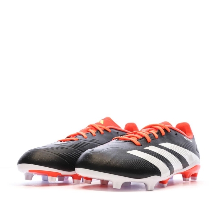 Chaussures de Foot Noires Junior Adidas Predator League L FG