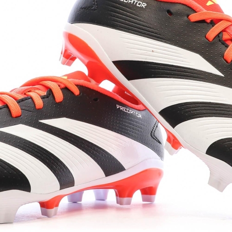 Chaussures de Foot Noires Junior Adidas Predator League L FG