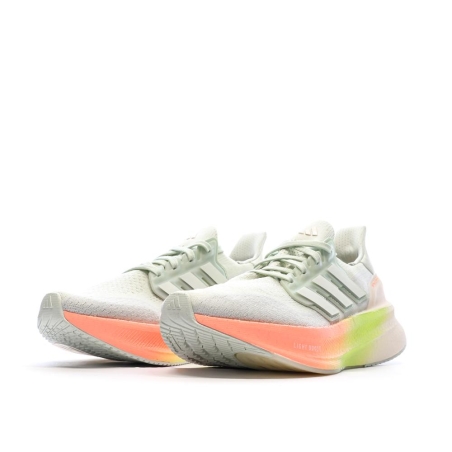 Chaussures de running Blanches/Vertes Femme Adidas Ultraboost 5