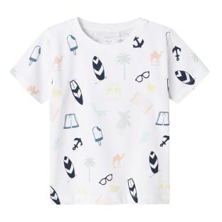 T-Shirt Blanc Garçon Name it Jer