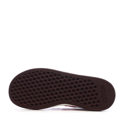 Baskets Blanches/Rouges Fille Adidas Grand Court Minnie