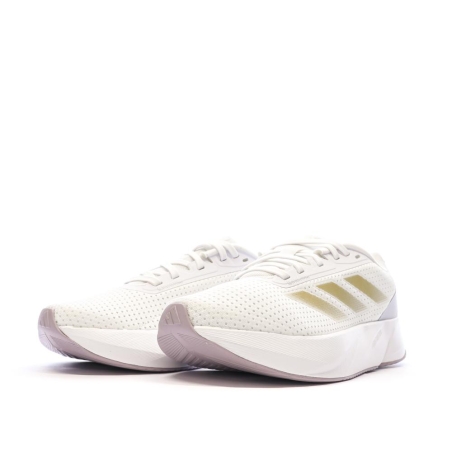 Chaussures de running Blanches/Dorés Femme Adidas Duramo Sl