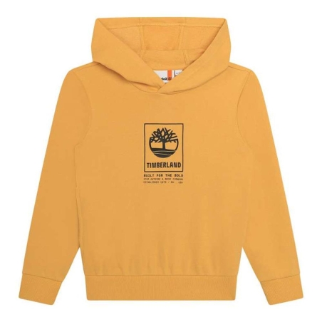 Sweat à Capuche Jaune Garçon Timberland T60077