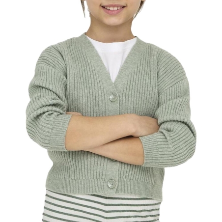 Gilet Vert Fille Kids ONLY Kogpiumo