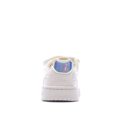 Baskets Blanche/Argent Fille Adidas NY 90 CF