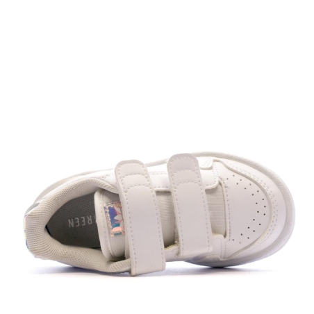 Baskets Blanche/Argent Fille Adidas NY 90 CF