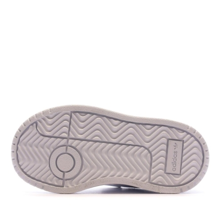 Baskets Blanche/Argent Fille Adidas NY 90 CF