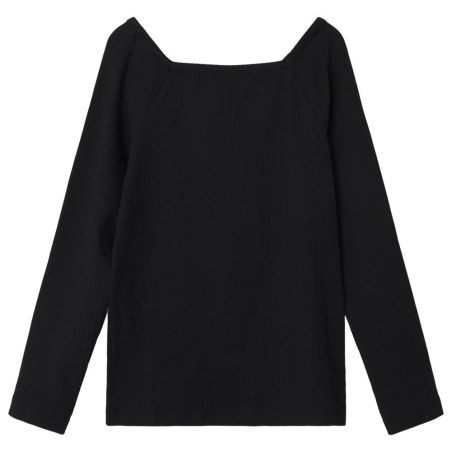T-shirt Manches Longues Noir Fille Name it Fotilia