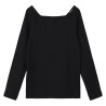 T-shirt Manches Longues Noir Fille Name it Fotilia