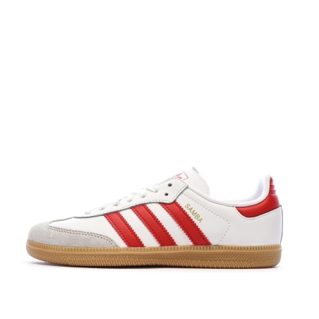 Samba Baskets Blanches/Rouge Enfant Adidas Samba Og C