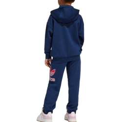 Ensemble Bleu/Rose Enfant Adidas Hoodie