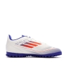 Chaussures Blanc/Bleu Garçon Adidas F50 Club