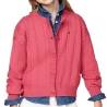 Gilet Rose Fille Tommy Hilfiger Cable