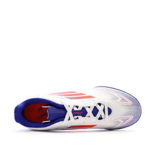 Chaussures Blanc/Bleu Garçon Adidas F50 Club