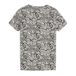 T-shirt Noir/Blanc Fille Puma Tropicat
