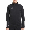 Veste Zippée Noire Garçon Adidas Tiro23