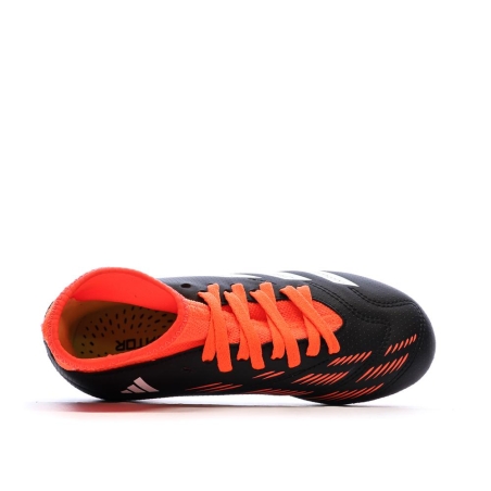 Chaussures de football Noir/Rouges Garçon Adidas Predator Club