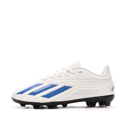 Chaussures de foot Blanc/Bleu Garçon Adidas Deportivo Ii Fxg J