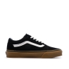 Baskets Noir/Marron Garçon Vans Old Skool