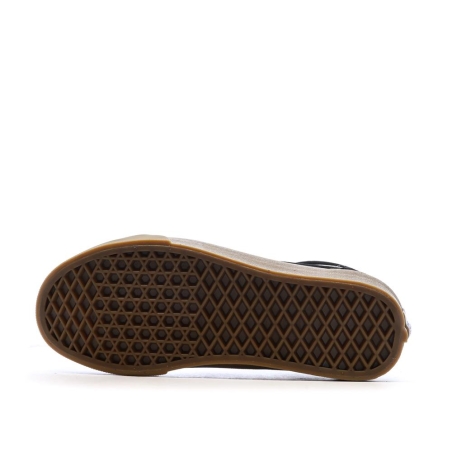 Baskets Noir/Marron Garçon Vans Old Skool