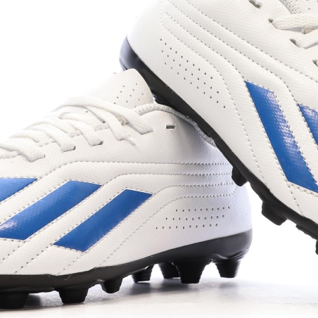 Chaussures de foot Blanc/Bleu Garçon Adidas Deportivo Ii Fxg J