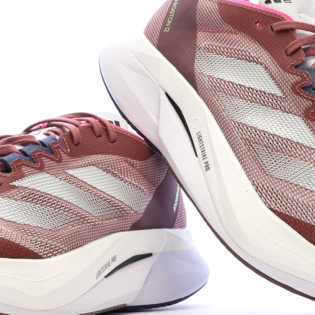 Chaussures de Running Bordeaux Femme Adidas Adizero Boston 12
