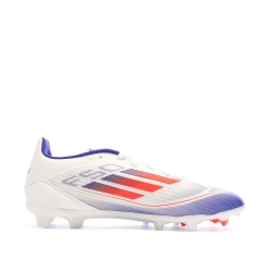 Chaussures de Foot Blanc/Bleu Junior Adidas F50 League FG/MG