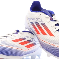 Chaussures de Foot Blanc/Bleu Junior Adidas F50 League FG/MG