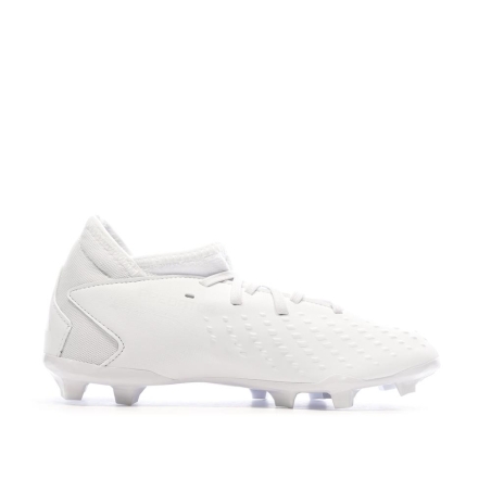 Chaussures de football Blanches Garçon Adidas Predator Accuracy.3