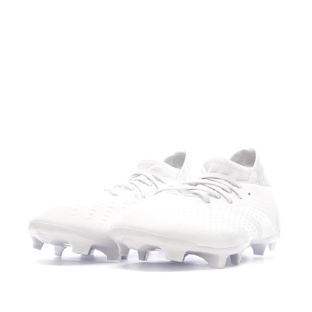 Chaussures de football Blanches Garçon Adidas Predator Accuracy.3