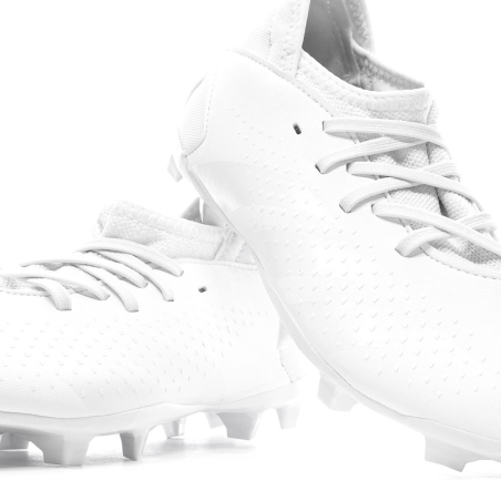 Chaussures de football Blanches Garçon Adidas Predator Accuracy.3