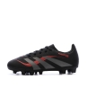 Chaussures de football Noires/Rouges Garçon Adidas Predator