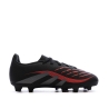 Chaussures de football Noires/Rouges Garçon Adidas Predator