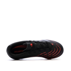 Chaussures de football Noires/Rouges Garçon Adidas Predator