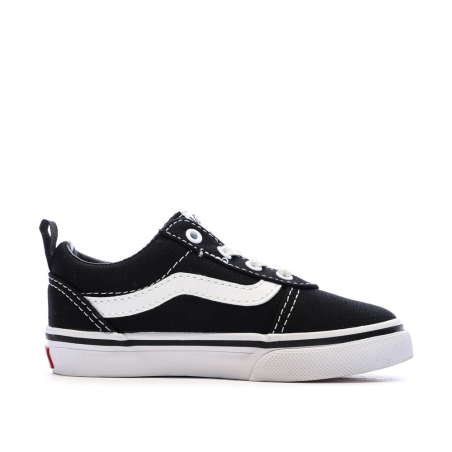 Baskets Noires/Blanches Enfant Vans Ward Slip-on