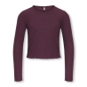T-Shirt Manches Longues Prune Fille Kids ONLY Kognella
