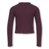 T-Shirt Manches Longues Prune Fille Kids ONLY Kognella