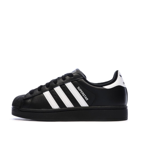 Baskets Noires Garçon/Fille Adidas Superstar
