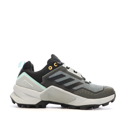 Chaussures de trail Grises Femme Adidas Terrex Swift