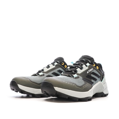 Chaussures de trail Grises Femme Adidas Terrex Swift