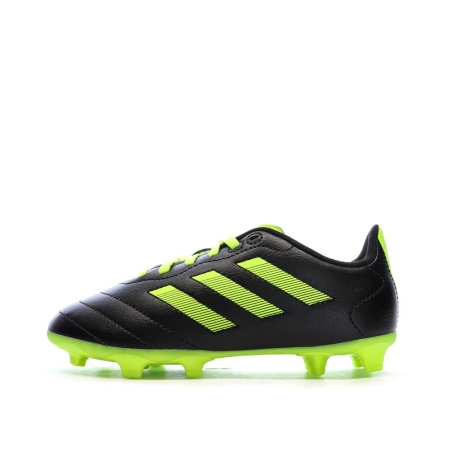 Chaussures de football Noir/Jaunes Garçon Adidas Goletto