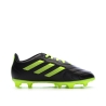 Chaussures de football Noir/Jaunes Garçon Adidas Goletto