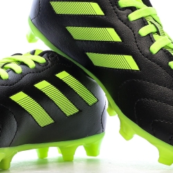 Chaussures de football Noir/Jaunes Garçon Adidas Goletto