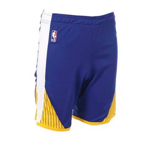 Short de Basketball Bleu/Jaune Garçon NBA Golden State Warriors