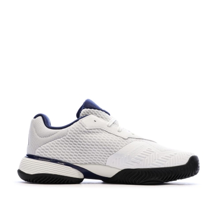 Chaussure de tennis Blanc/Marine Enfant Adidas Barricade