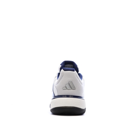 Chaussure de tennis Blanc/Marine Enfant Adidas Barricade