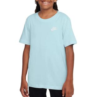 T-shirt Bleu Garçon Nike Futura