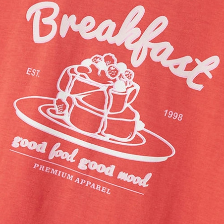 T-Shirt Rouge Fille Name it Spiced Coral